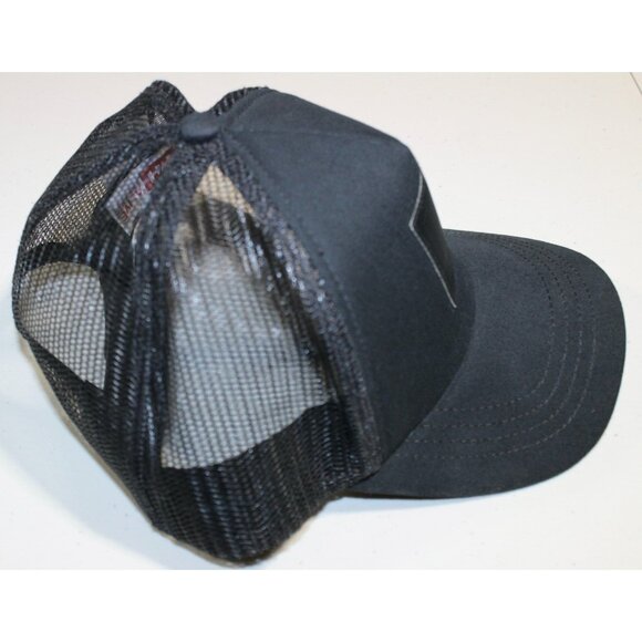 Helly Hansen Nord Mountain Print Trucker Hat Cap Black Snapback One size - Picture 5 of 7